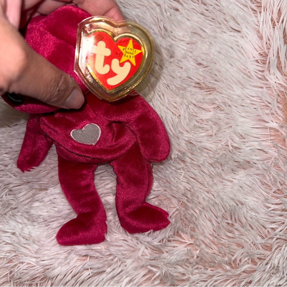 TY Beanie Baby vintage Rare Valentina Bear with holographic tag - Picture 4 of 7